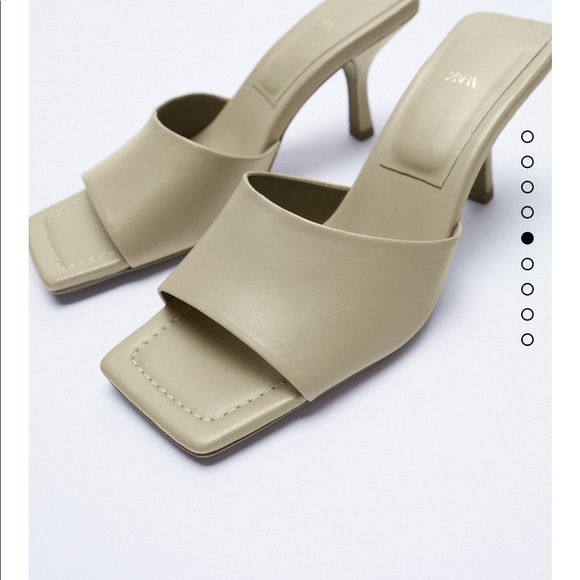 Zara sheep leather sandals bloggers fav